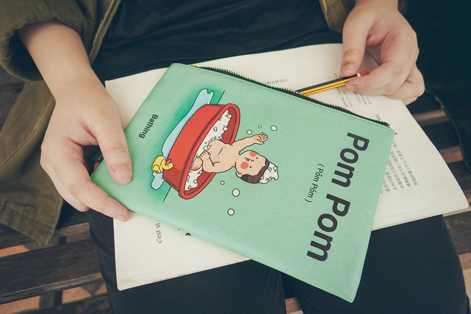 Quirky Singapore Pouches - Orh Orh & Pom Pom