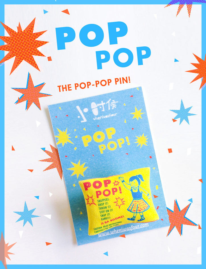 Nostalgic Mama Shop Snack - Pop Pop Snapper Plush Pin