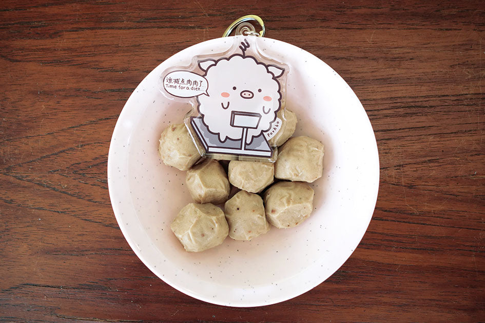 PorkBo Keychain - Accessories by wheniwasfour | 小时候, Singapore local artist online gift store