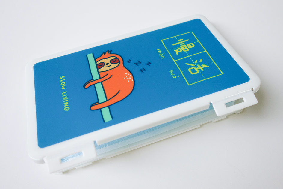 Dream chaser 'slow living' face mask case.