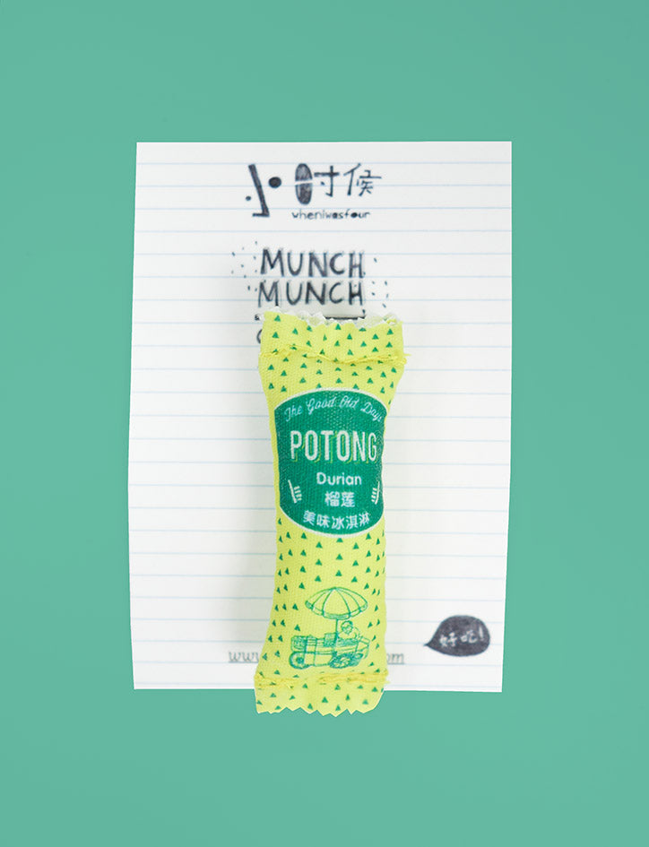 Potong Ice Cream Pin - Durian