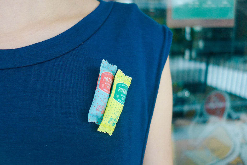 Old-School Potong Ice Cream Pin