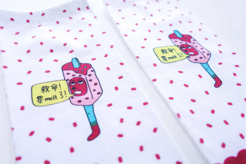Potong Ice Cream Socks