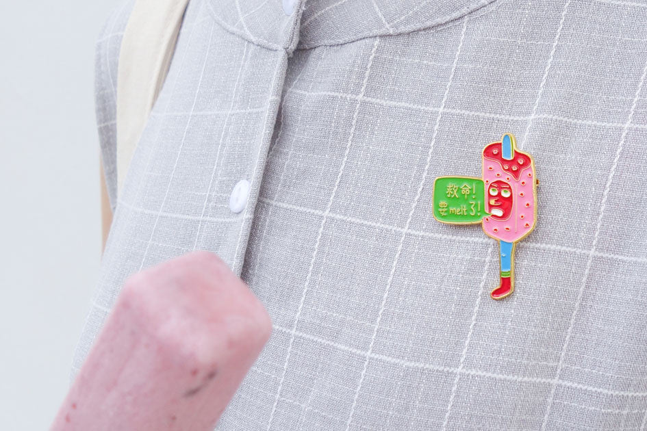 Singapore Potong Ice Cream Enamel Pin