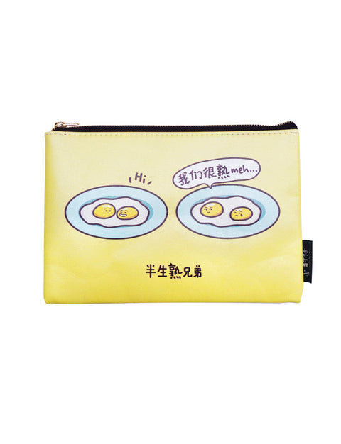 Half-Boiled Eggs Pouch - Pouch by wheniwasfour | 小时候, Singapore local artist online gift store