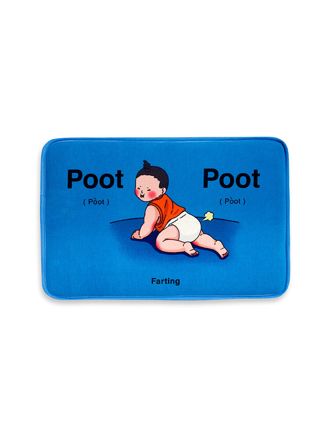 Poot Poot Door Mat - Home by wheniwasfour | 小时候, Singapore local artist online gift store