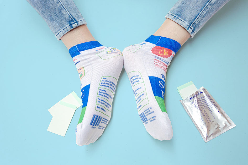 Sure Pass socks - Apparel by wheniwasfour | 小时候, Singapore local artist online gift store
