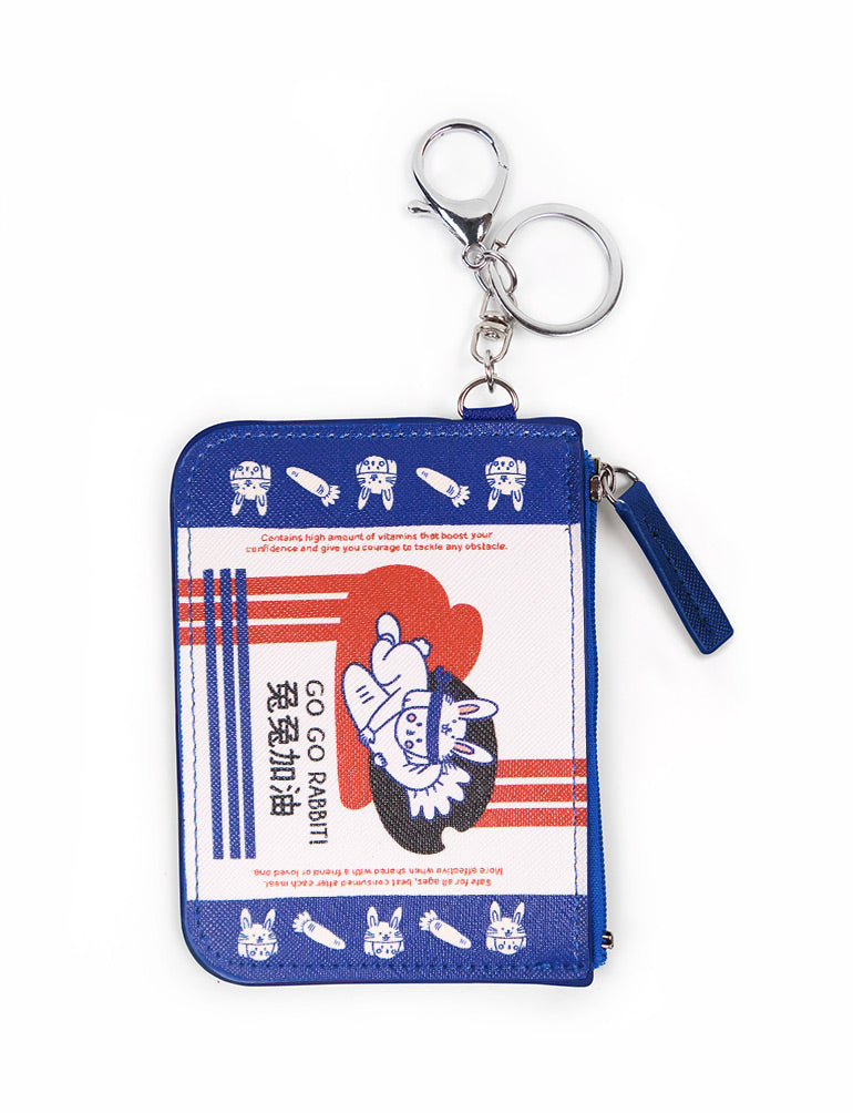 Go Go Rabbit | Coin Pouch and Card Holder | Wheniwasfour – wheniwasfour ...