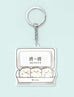 Cute riceball characters as a keychain