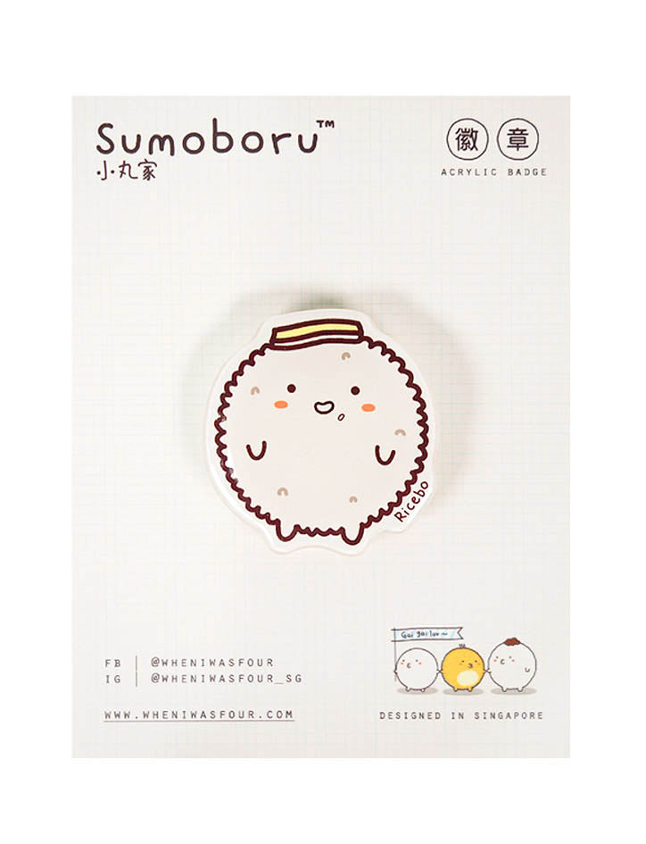 Sumoboru Hotpot Totebag + 2 Pins - Canvas Tote Bags by wheniwasfour | 小时候, Singapore local artist online gift store