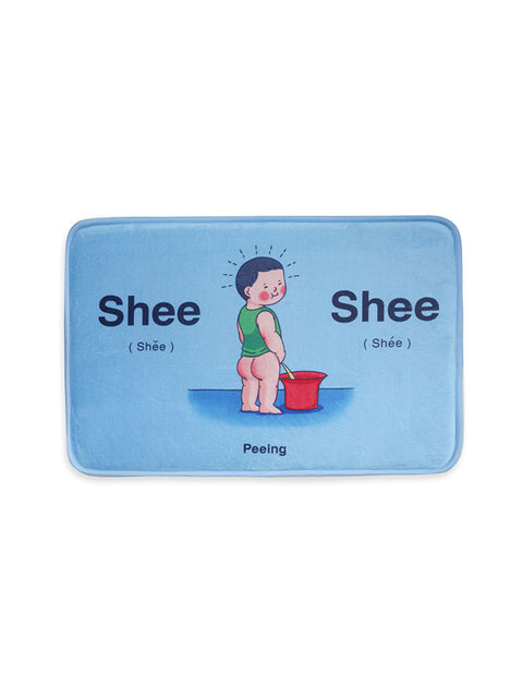 Shee Shee Door Mat - Home by wheniwasfour | 小时候, Singapore local artist online gift store