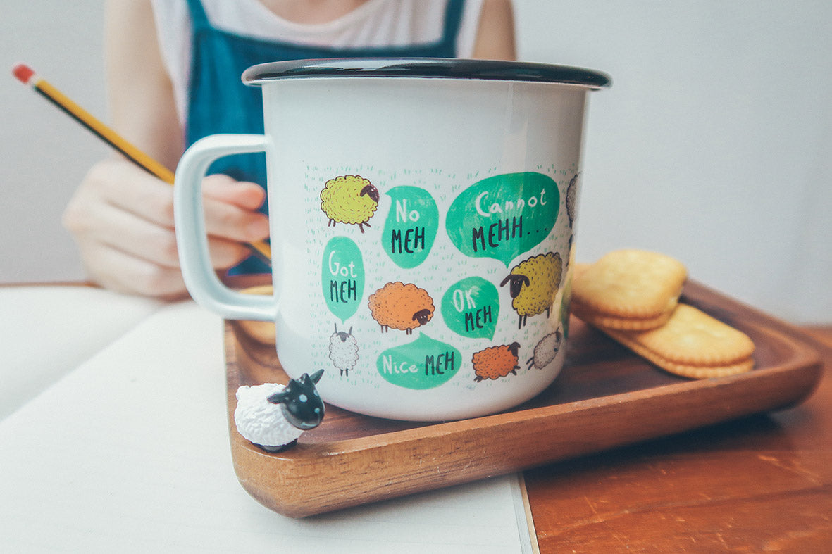 Meh Singlish Mug - Home by wheniwasfour | 小时候, Singapore local artist online gift store