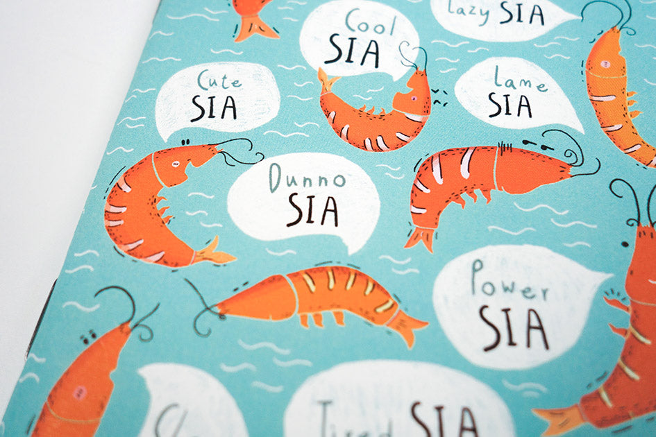 Sia A6 Notebook - Notebooks by wheniwasfour | 小时候, Singapore local artist online gift store