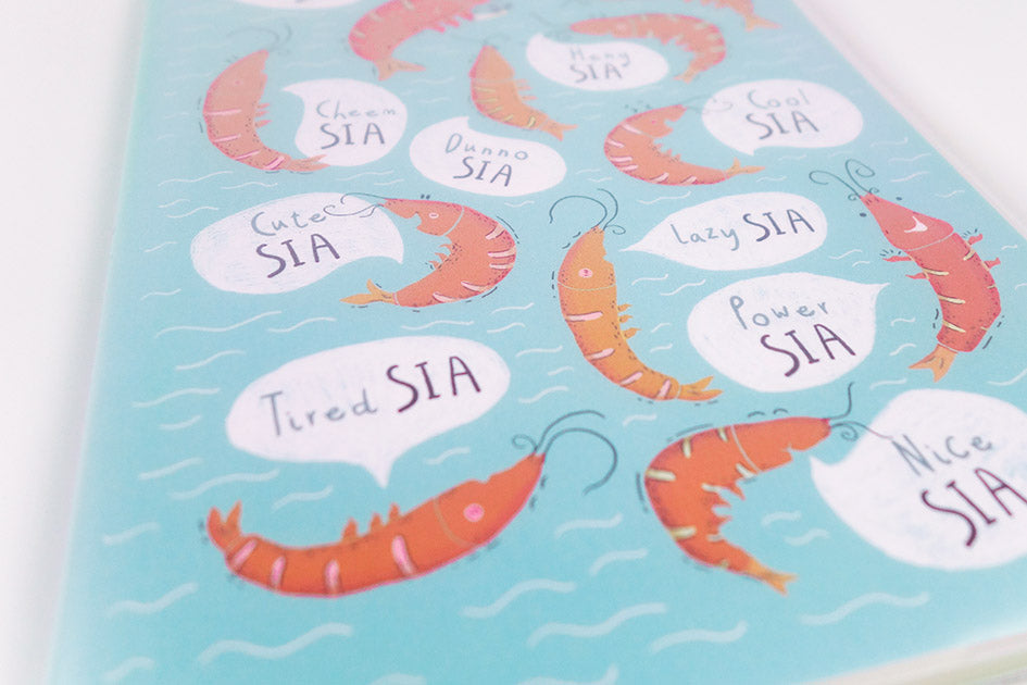 Sia A5 Notebook - Notebooks by wheniwasfour | 小时候, Singapore local artist online gift store