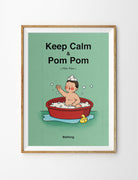 Funny poster about Singapore baby slang for your room decor