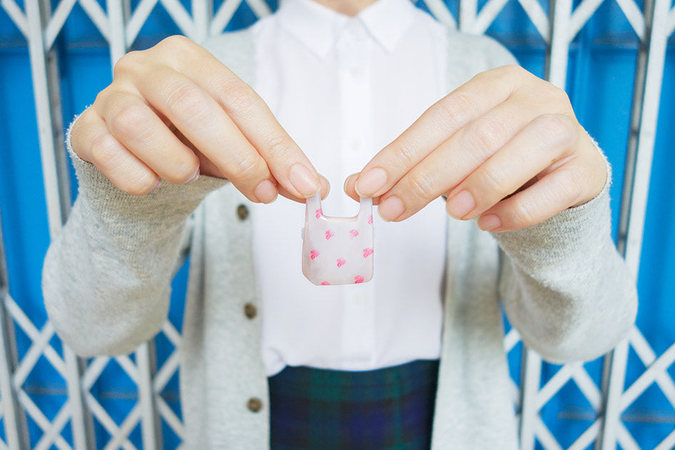 Plastic Bag Pin - Accessories by wheniwasfour | 小时候, Singapore local artist online gift store