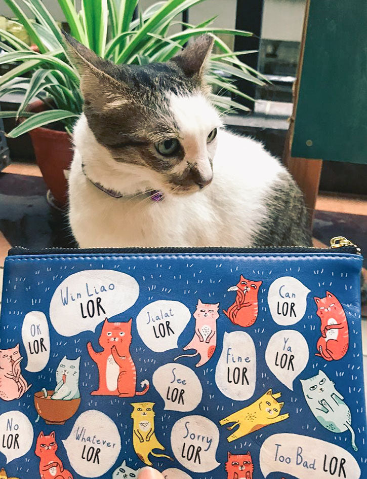 Quirky Singlish Pouches - Lor