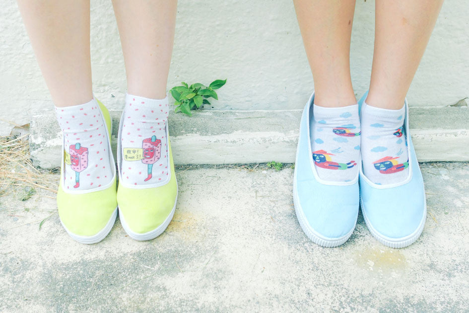 Singapore-Inspired Socks - Potong Ice Cream