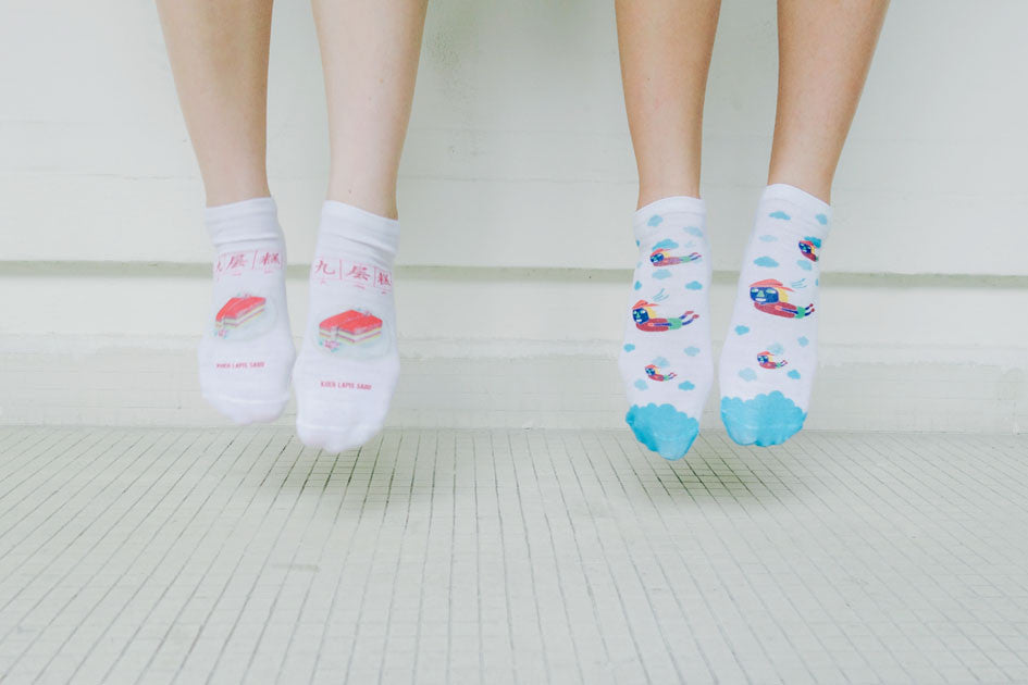 Nostalgic Singapore Socks