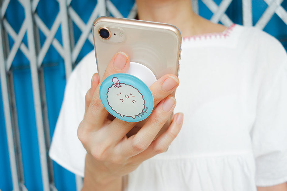 Sotongbo Pop Socket - Phone grip by wheniwasfour | 小时候, Singapore local artist online gift store