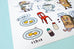 Super Kopitiam Hero Stickers - stationery by wheniwasfour | 小时候, Singapore local artist online gift store