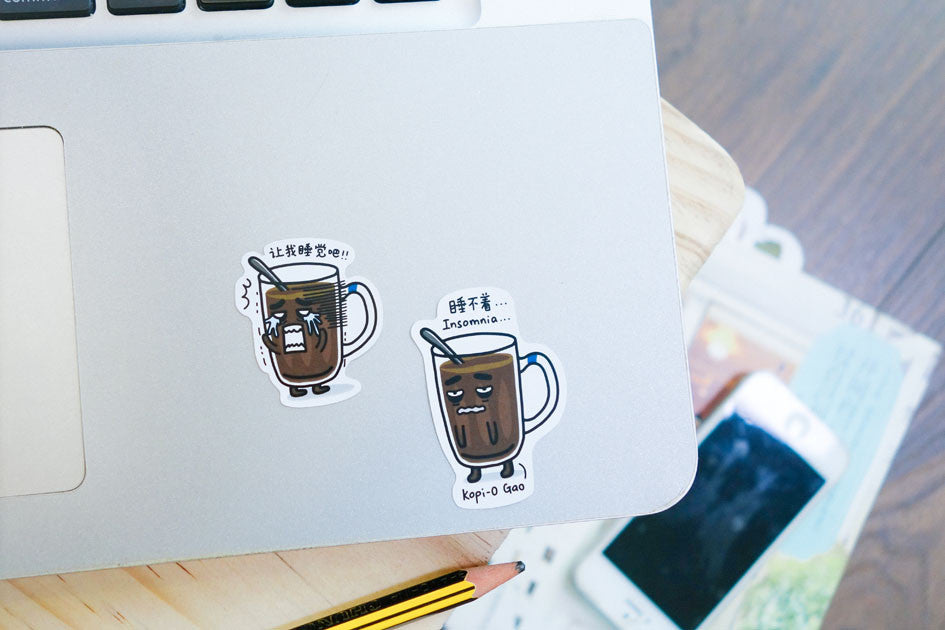 Super Kopitiam Hero Stickers - stationery by wheniwasfour | 小时候, Singapore local artist online gift store