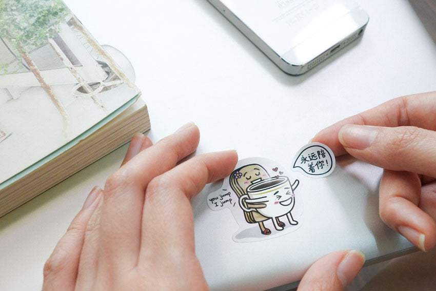 Super Kopitiam Hero Stickers - stationery by wheniwasfour | 小时候, Singapore local artist online gift store