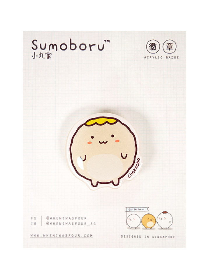 Cheesebo Acrylic Pin