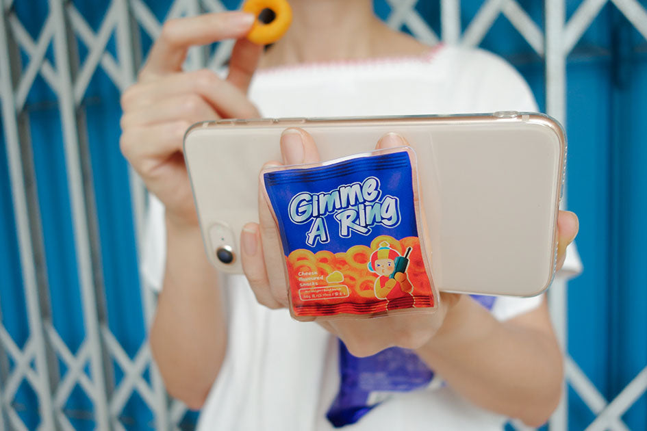 Gimme A Ring Pop Socket - Phone grip by wheniwasfour | 小时候, Singapore local artist online gift store