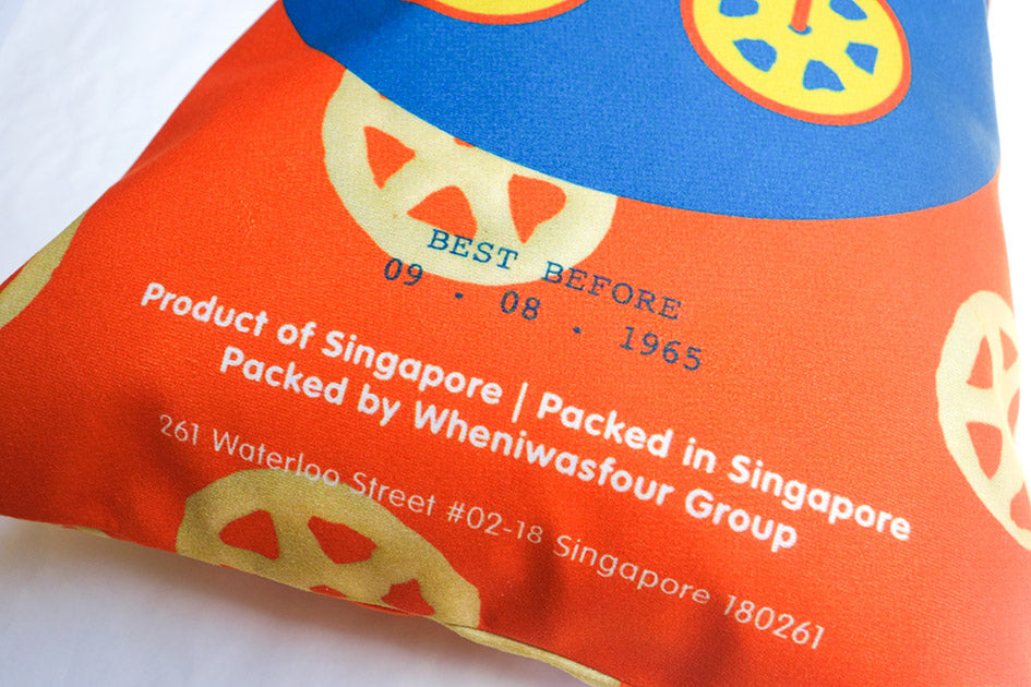 Quirky Singapore Cushion Covers - Potato Wheel Snack