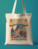 Retro Zine 02 Totebag - Canvas Tote Bags by wheniwasfour | 小时候, Singapore local artist online gift store