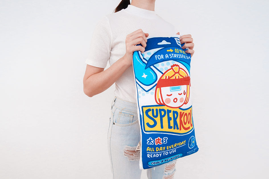 Superkool Plush Toy - Plushies by wheniwasfour | 小时候, Singapore local artist online gift store