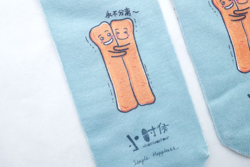 You Tiao Socks - Apparel by wheniwasfour | 小时候, Singapore local artist online gift store