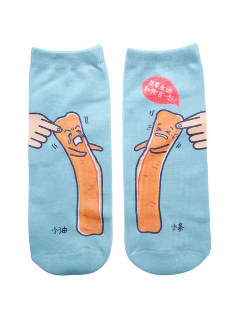 You Tiao Socks - Apparel by wheniwasfour | 小时候, Singapore local artist online gift store