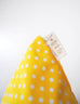 White Polka Dots on Yellow Five Stone Plushie