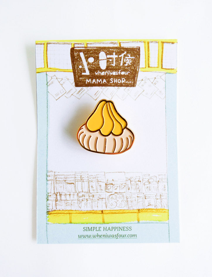 Fancy Gem Biscuit Enamel Pin - Accessories by wheniwasfour | 小时候, Singapore local artist online gift store