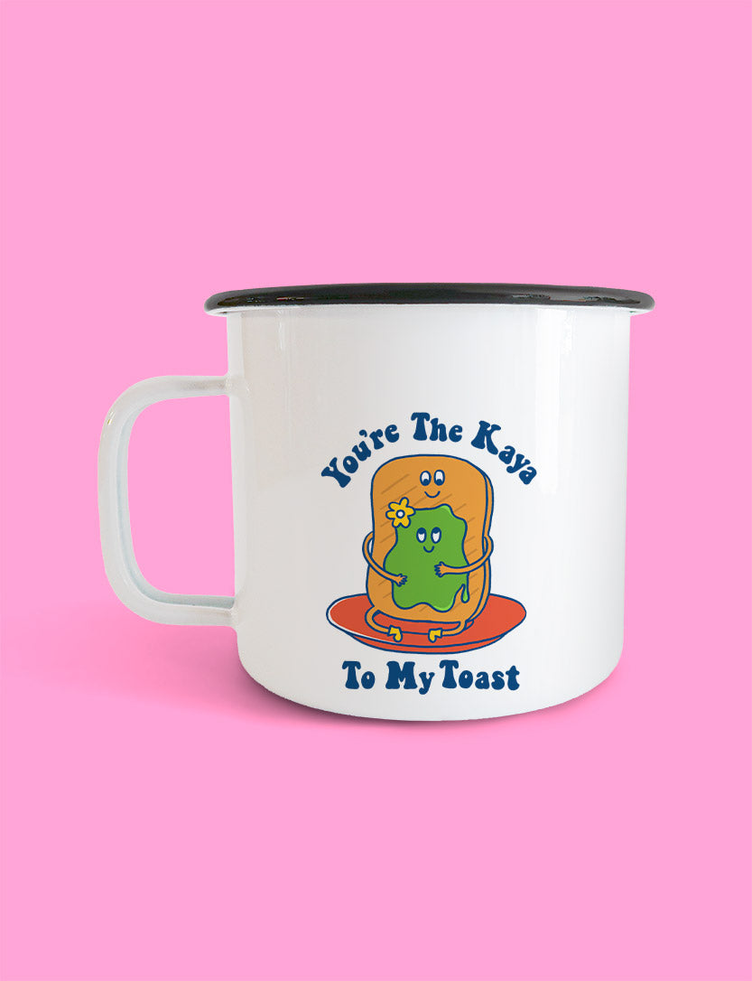 You're The Kaya To My Toast Mug - Home by wheniwasfour | 小时候, Singapore local artist online gift store