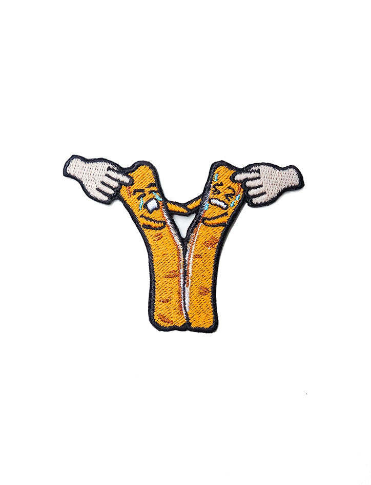 Youtiao (separate) Iron-on Patch - Apparel by wheniwasfour | 小时候, Singapore local artist online gift store