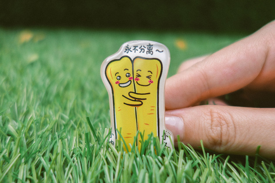 You Tiao Pin 小油小条 - Accessories by wheniwasfour | 小时候, Singapore local artist online gift store