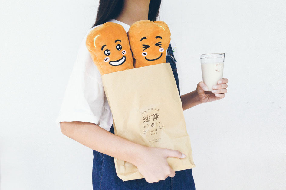 You Tiao Plushie (小油,小条） - Plushies by wheniwasfour | 小时候, Singapore local artist online gift store