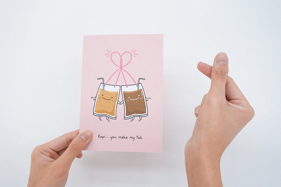 Quirky Singapore Valentine's Day Greeting Cards